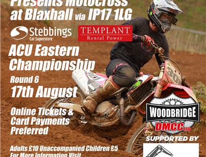 Eastern Motocross Championship Heads to Blaxhall for Round 6 – Sunday 17th August