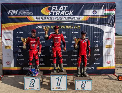 Boughen blasts back in Vasad as FIM Flat Track World Championship fight intensifies