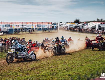 Wilkinson & Millard within striking range of World Sidecarcross Championship glory at German Finale