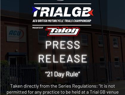 Trial GB Regulatory Reminder – 21 Day Site Rule