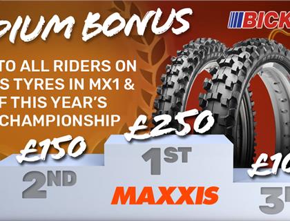 Podium Bonus for Maxxis Riders