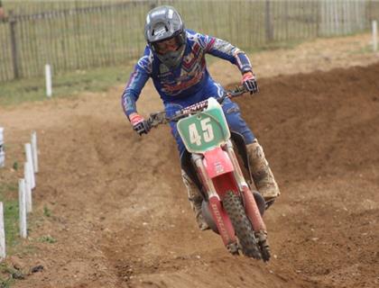 Great Racing at the Open MX + NGR & EVO  round at Lyng