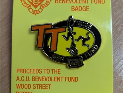 2025 TT Ben Fund Badge