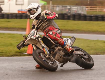 The Final Round of the 2020 ACU British Supermoto Championship Rewards Hodgson with His 15th Title
