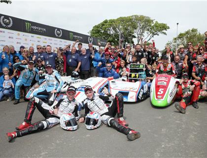 Birchalls Break Nineteen Minute Barrier in Thrilling Sidecar Race