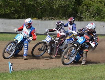 Great Racing at British Classic Upright Grasstrack Championships