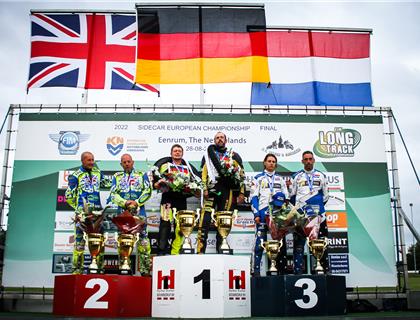 Godden and Smith Take Silver at European Sidecar Championship at Eenrum