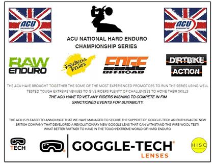 ACU National Hard Enduro Series Supported by Goggle-Tech