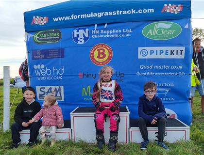 Bence Bows out in style! 2024 Formula Grasstrack Championship Round 8