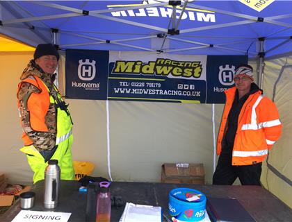 Perfect conditions at Knook for the 2nd Team GB ISDE Fundraising Day 13-03-22