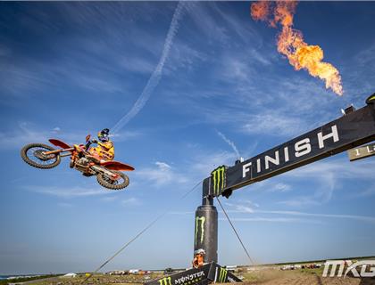 Herlings and Längenfelder Shine in the Sun at the MXGP of Great Britain