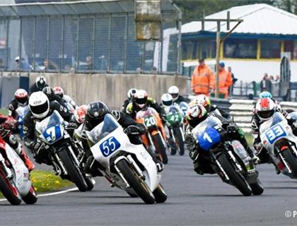 On a charge at Castle Combe for GP Originals