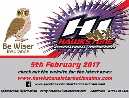 Be Wiser Hawkstone International Motocross this Sunday