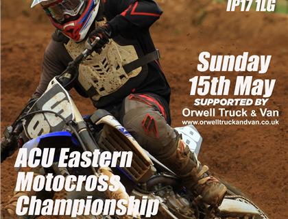 ACU Eastern Motocross Championship heads to Blaxhall this Sunday