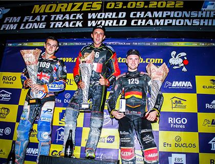 Wajtknecht second in Morizes as Mathieu forges ahead! FIM Long Track World Championship Round Four