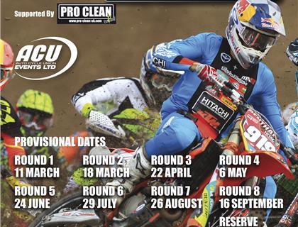 ACU Events Issue Revised Provisional Calendar for 2018 Maxxis ACU British Motocross Championship
