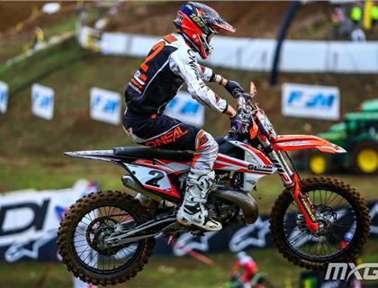 James Dunn Claims First EMX250 Victory on a 2 Stroke