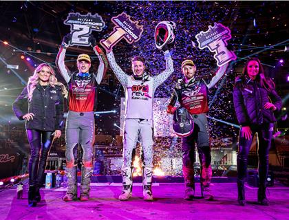Searle Storms To Belfast Arenacross Victory