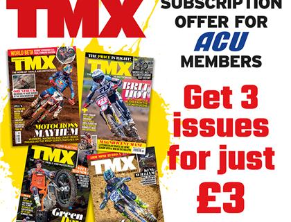 TMX Offer for ACU Members – 3 issues for £3