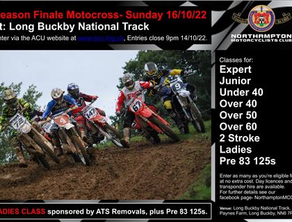 Northampton MCC Season Finale at Long Buckby