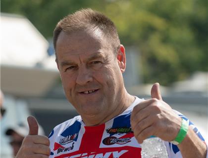 Wheeling into Farleigh Castle