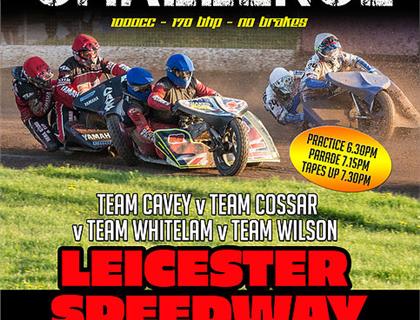 The Sidecars Prepare to Roar in The Lions Den - The Sidecar Speedway GB Team Challenge
