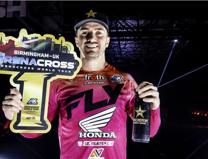 Dean Wilson – set to defend UK Arenacross Title