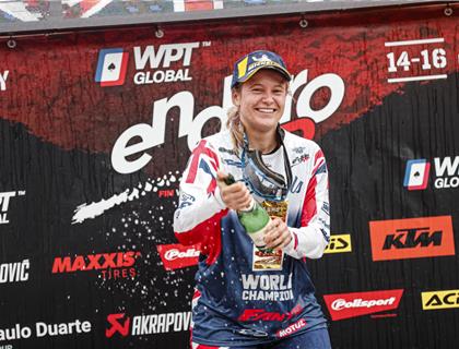 Daniels crowned Magnorange FIM Women’s Enduro World Champion