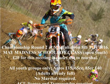 Norfolk & Suffolk Junior Motorcycle Club Championship heads to Mildenhall