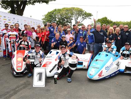 Birchalls on form in Sure Sidecar TT Race 2