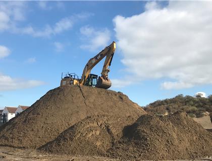Track Build Well Underway at Hydrogarden Weston Beach Race