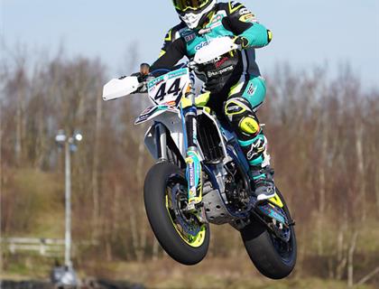 Sun Gods Looked Down on the ACU British Supermoto Championship Warm Up Event