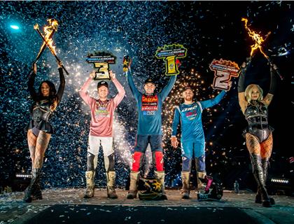 Wilson clinches Championship with classic racing at the final round of Arenacross 2026!