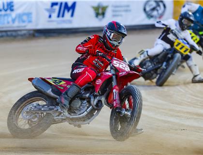 Boughen lines up hat-trick at round three of FIM Flat Track World Championship