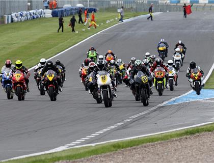 Bumper race schedule at Donington Park this weekend from British Motorcycle Racing Club