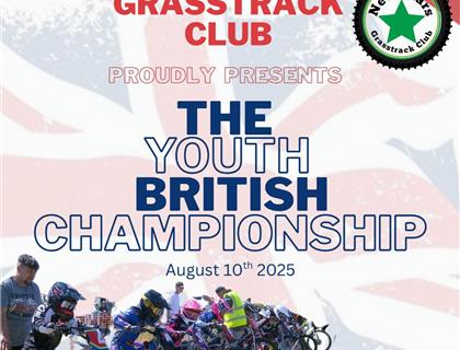 Rider Entries Needed to Secure the staging of the 2025 ACU British Youth Grass Track Championship