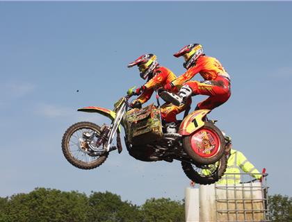 Brown and Millard win Round 2 of the Maxxis Sidecarcross Championship