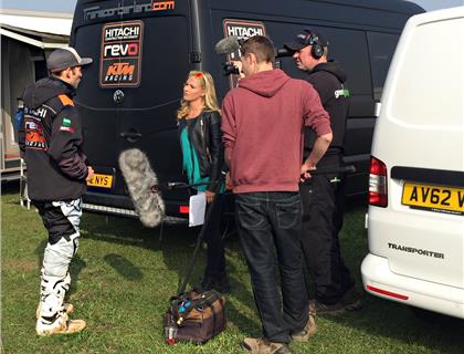Maxxis media magic with Paul Malin and Amy Henry