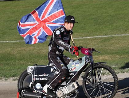 Bewley On Rostrum in Bydgoszcz