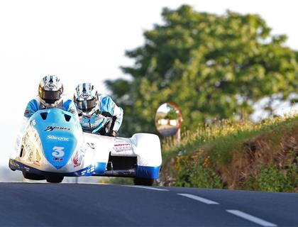 Holden & Winkle top second sidecar qualifying session of TT 2016