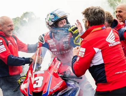 Harrison Powers To Victory in Rl360 Superstock TT