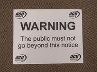 Buy ACU Warning Notice - Correx  Online