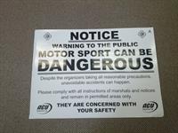 Buy ACU Warning Notice Dangerous Online
